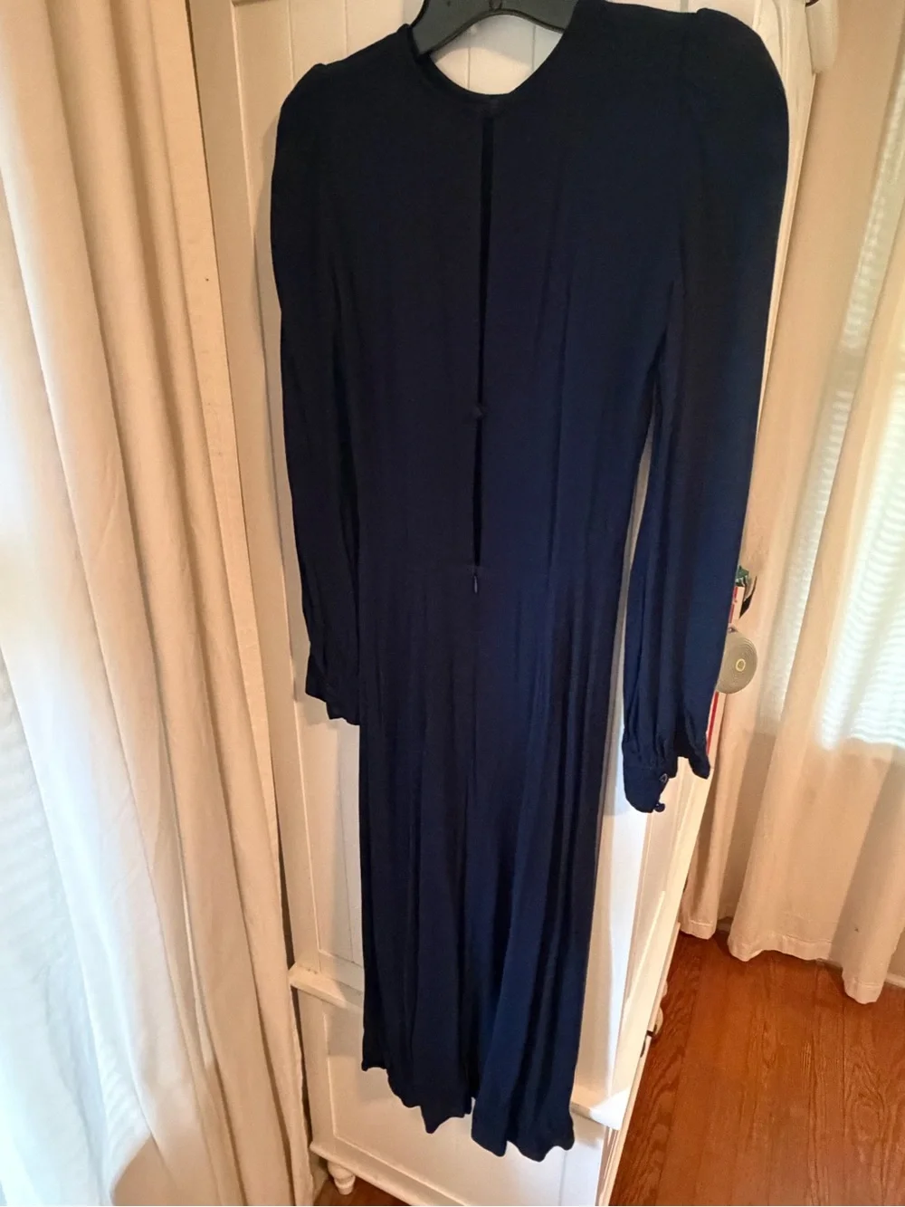 Reformation Creed Dress, Navy, Size 2
